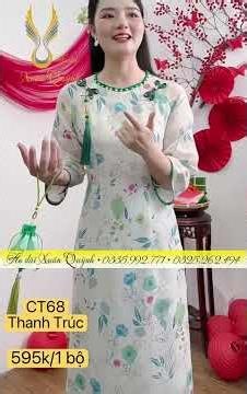 Buy Now Before It’s Gone CT68 – Thanh Truc Raglan Sleeve Sequin Ao Dai - 0869.262.442