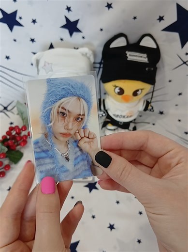 🐥 Плюшевый Феликс теперь дома✨🌸 #straykids #skz #felix #unpacking #collection #kpop #photocard #bbokari