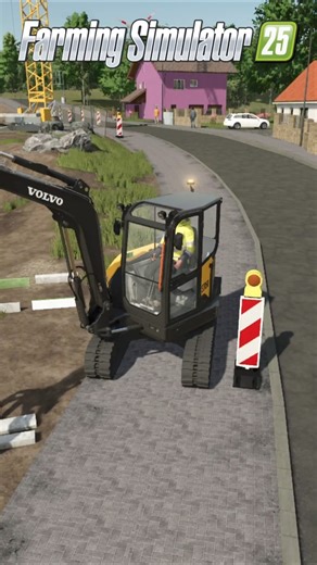 🚧 Placing Curbstones With The Volvo Excavator On Mittelberg Tp! 🚧🪨 | Monkbuilds