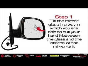 HOW TO FIT A VOLKSWAGEN AMAROK/TRANSPORTER T5/T6 WING DOOR MIRROR GLASS! (FITTING GUIDE)