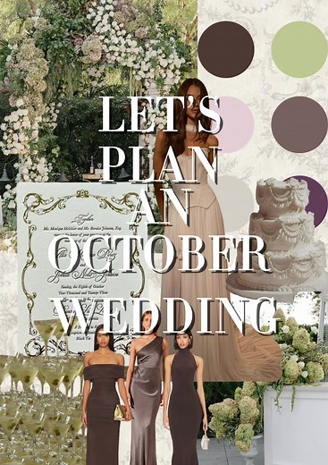 Fall Wedding Inspiration: Colors and Vibes for October