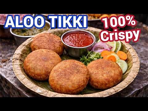 Street Style Aloo Tikki | Multi Purpose Aloo Patties Recipe - for Chaat, Sandwich & Burger