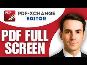 How To Full Screen Pdf XChange Editor