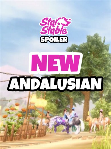 Star Stable Online NEW Andalusian Coat releases 24 June for 950 Star Coins at the Summer Daze Festival 🐴✨ Spoilers show that the next permanent horse coat coming to Star Stable Online is this beautiful dark bay Andalusian with white socks and a blaze. You can buy it during the Summer Daze Festival, and afterwards it will remain permanently available at Jorvik Stables for players level 5 and up. Do you think this new Andalusian is worth your Star Coins? Footage: @staerbell #starstable #starstabl
