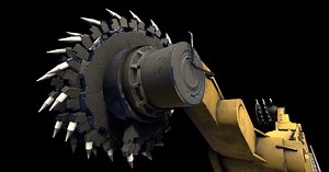 Mine CoalCutter | 3D Industrial | Unity Asset Store