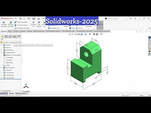 How to Make Mechanical Drawing in SolidWorks 2025 | Exercise-03 | Full Step-by-Step Tutorial