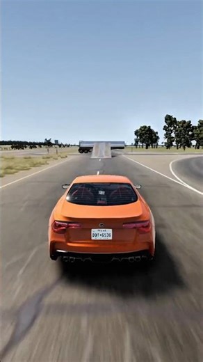 Jumping cars from 6 oil containers | #shorts ‪@beamng‬