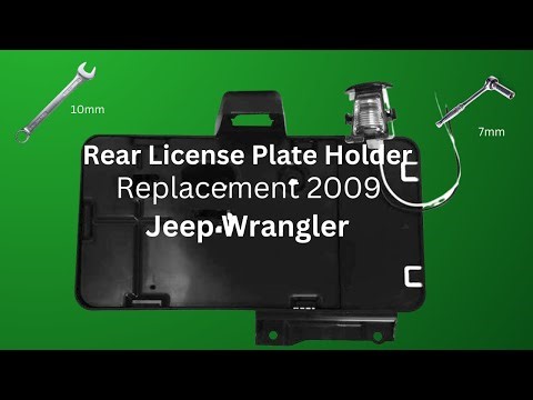 Jeep JK Rear License Plate Holder Replacement: DIY How-To Guide"