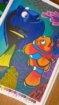 Finding Nemo 🐠 Disney Mystery Coloring Book - Relax with me | Verdea Color 🌙
