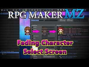 RPG Maker MZ Create-a-Mechanic: Fading Character Select Screen