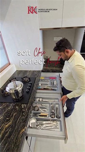 Premium Modular Kitchen Design with Luxury Finishes & Smart Storage | KK Modular Kitchen #kitchen