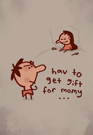 this cartoon is for momy | mothers day