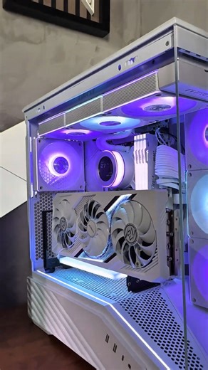 Lian Li Vector V100 ATX Mid-Tower PC Case, 4 x 120mm ARGB PWM Fans Pre-Installed, LED RGB Strip, Optimized Airflow Black ☑️ Supports back-connect motherboards for optimized space and cleaner cable management ☑️ Compatible with ITX, M-ATX, ATX, and E-ATX (width