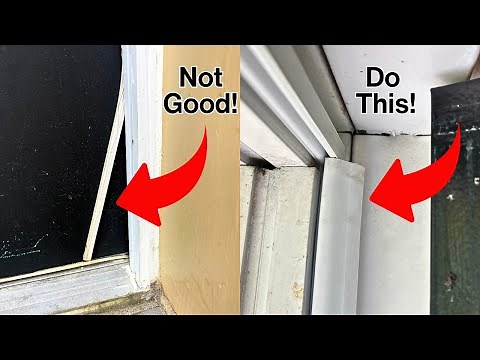 How To Replace A Magnetic Weatherstrip Seal on Exterior Door