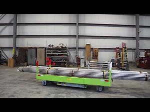 EKT Custom Industrial Transfer Cart - Commercial Metal Processing Industry