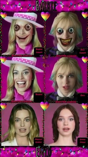 Barbie Creepy Vs Enid Sinclair Creepy/TikTok Challenge Terror Humor. #shorts YouTube