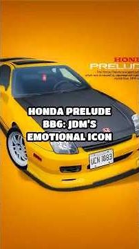 Honda Prelude BB6: JDM’s Emotional Icon