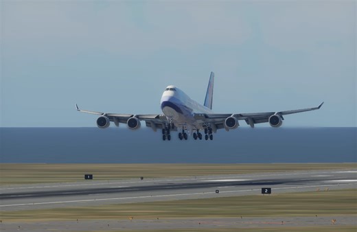 [x-plane12] Sparky744F拉飘直接拉到120节