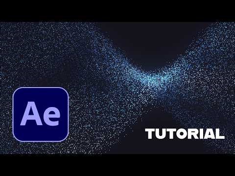The EASY Way: How To Make Particle Background Animation In After Effects | NO Plug-In Tutorial