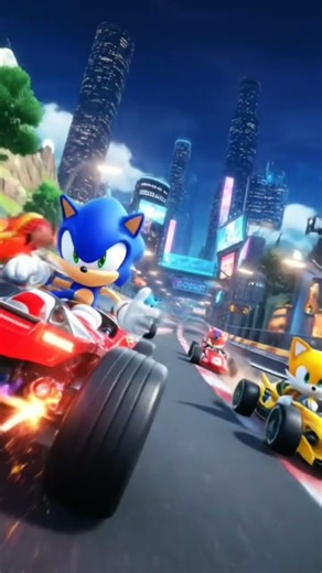 the fastest racer alive! ⚡🔥@sonic @racing @speed
