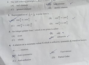 The well ordering principle is about existence of the ...   (A... | Filo