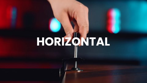 TARION Desk Camera Mount Stand Heavy Duty Articulated Camera Arm Articulating Table Mount Stand Adjustable Flexible Gear Joints TKA01-L