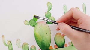 Transon Red Sable Filbert Paint Brushes 6pcs for Watercolor, Acrylic, Oil, Tempera and Gouache Painting