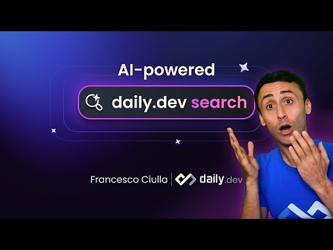 New AI-powered daily.dev