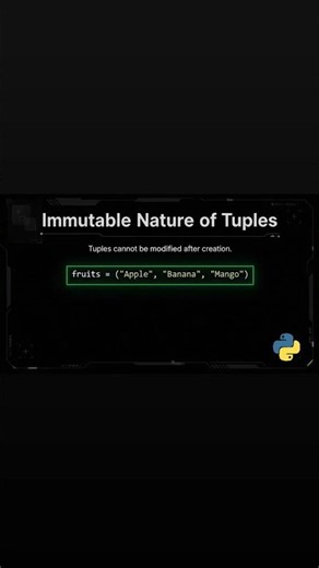 📘 Immutable Nature of Tuples in Python | Beginner-Friendly Example 🐍