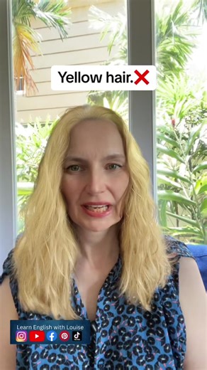 Learn English Hair Color Vocabulary