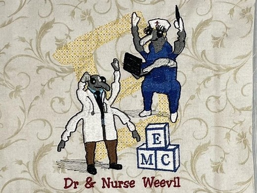 Medical Team - Dr and Nurse - Machine Embroidery File (5x7 Hoop) - Etsy