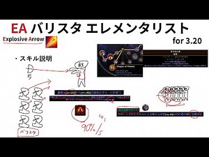 【PoE 3.20】Explosive Arrowエレメンタリスト