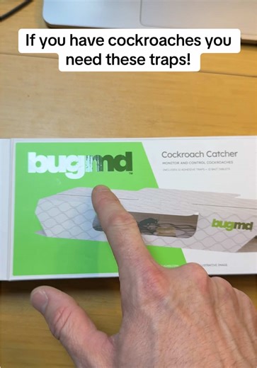 If you have cockroaches you need these sticky traps from BugMD! #cockroach #cockroaches #roaches #bugtrap #roachtrap @BugMD