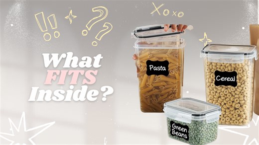 Watch Filling Containers - What FITS Inside? on Amazon Live