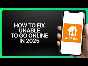How To Fix Unable to Go Online Courier App in Just Eat ! Tutorial