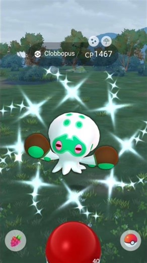 Pokemon go Shiny Catch Clobbopus #shorts #viralshorts