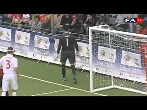 IBSA World Blind Football Championship 2010 - England v Spain Match Highlights