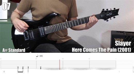 10 Easy 7 String Guitar Riffs (with Tabs)