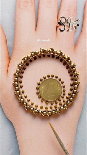 Easy Back Hand Mehndi Design | Latest Mehndi Design 2025 | #mehndi #skmehandi