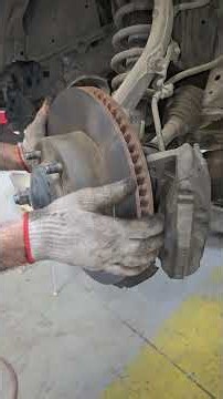 Toyota land cruiser front brake service install new brake pads #automobile #garage #mechanic #shorts