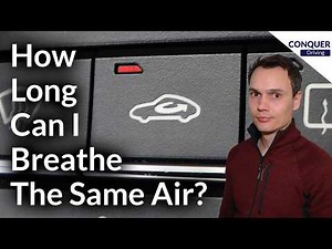 I pressed the recirc button and closed the windows to see what would happen. Alarming CO2 level!