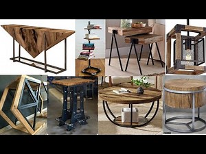 Modern Industrial Style Wood & Metal Furniture Décor Ideas You’ll Love