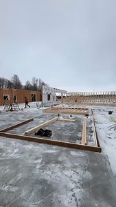 4.6K views · 246 reactions | Framing up & sheathing another exterior wall while installing piggybacks on another roof section! #CinchCarpentry #QualityOverQuantity #PostFrame #StickFraming #Wall #Framing #Carpentry #Sheathing #Barndominium #House #Residential #Alberta | Cinch Carpentry | Facebook