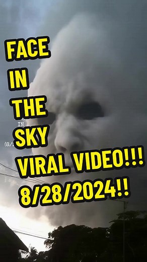 Gran rostro en el cielo: ¡un evento sobrenatural!