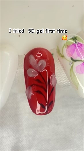 5D gel nail art 🫶🤌 #viral #shorts @Nails_by_Anki