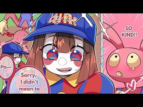 Pomni helps Evil Jax ❤️ | Pomni x Jax | The Amazing Digital Circus Comic Dub