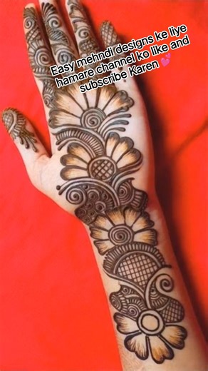 flowers mehndi designs#mehndi​ #shorts​#trendingshorts​ #henna​#shorts 💕💕