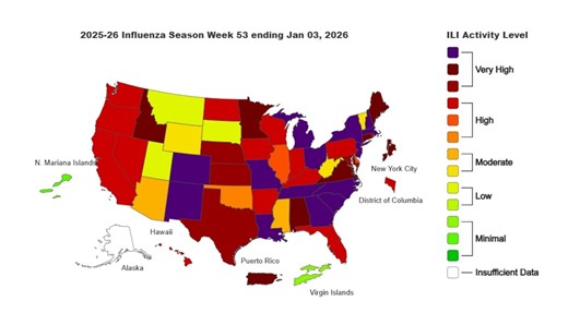 Michigan flu surge continues to outpace U.S. average