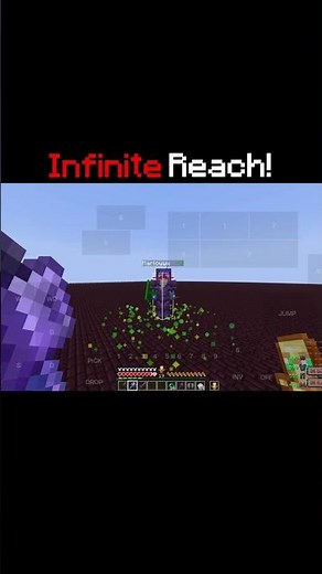 How I got INFINITE REACH in Minecraft