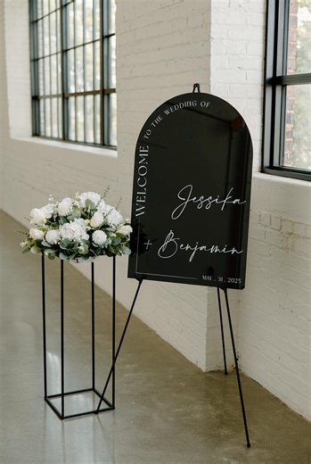 Wedding Entrance Sign, Welcome Wedding Sign, Arch Wedding Decor, Personalized Welcome to Our Wedding Sign, Custom Wedding Signage - Etsy